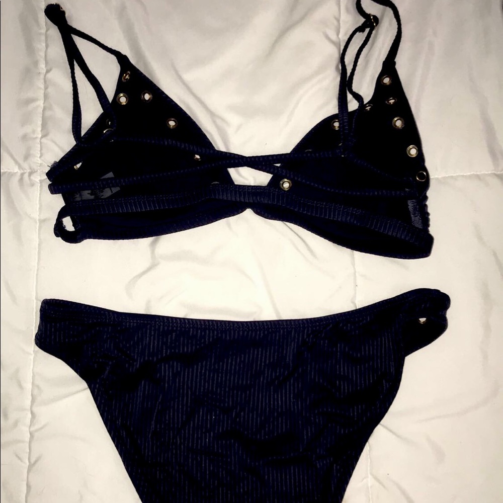Navy blue bikin